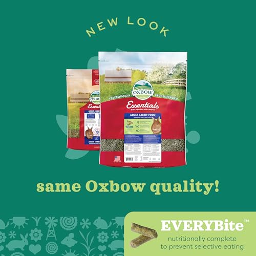 Oxbow Essentials Adult Rabbit Food, Timothy Hay Rabbit Pellets, USA, 25 lb - size: 25 Pound (Pack of 1)