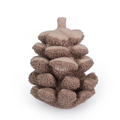 CHEWFFON Interactive Dog Toy, Squeaky Snuffle Game for Boredom - style: Pinecone