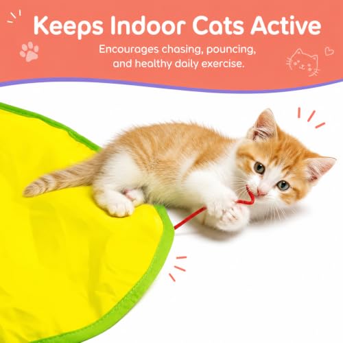 Replacement Wands for Cat's Meow Motorized Cat Toy, Electronic Motion Cat Toys Mouse Tail Refills, Pack of 3