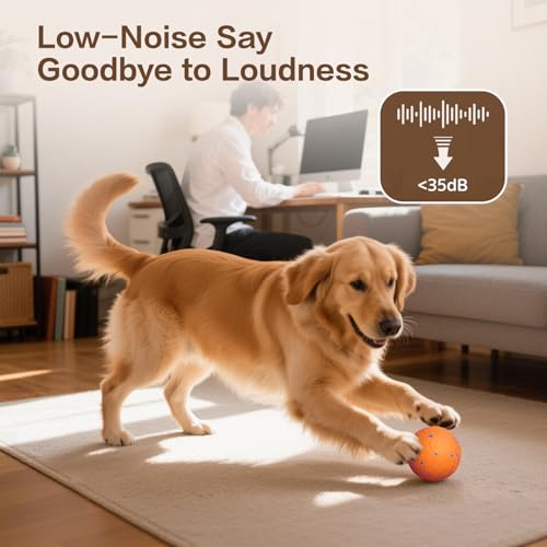 Interactive Dog Ball, Smart Interactive Dog Toys for Medium and Large Dogs