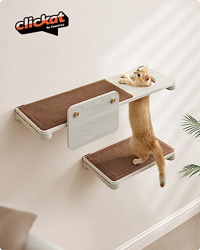 Feandrea Cat Wall Furniture, Set of 1, Replaceable Washable Parts