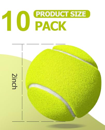 2-inches Interactive Dog Tennis Balls for Exercise and Training