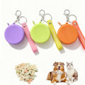 Reusable Silicone Dog Treat Pouch, 3-Pack Leakproof Training Bag with Zipper & Clip for Leash,Moisture-Proof,Easy to Clean, Portable Snack Pouches for Dogs and Cats, BPA-Free
