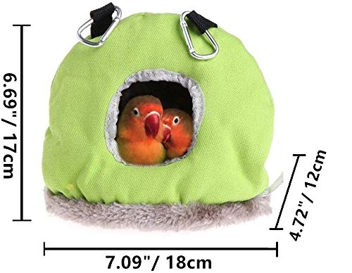 Litewoo Bird Hammock Nest Warm Parrot Swing Tent Bed for Parakeet (Medium) - size: Medium
