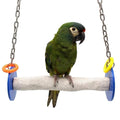 Sweet Feet and Beak Roll Bird Swing, Amazon Cockatoo, Large, Blue - color: Blue, size: Large 12.5"
