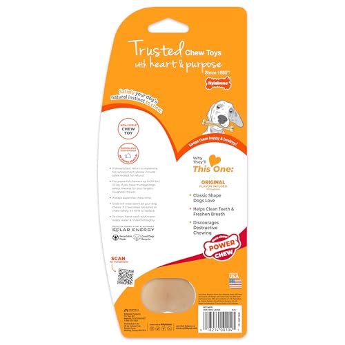 Nylabone Power Chew Original Bone Dog Chew Toy, Original Flavor, Large - size: Large