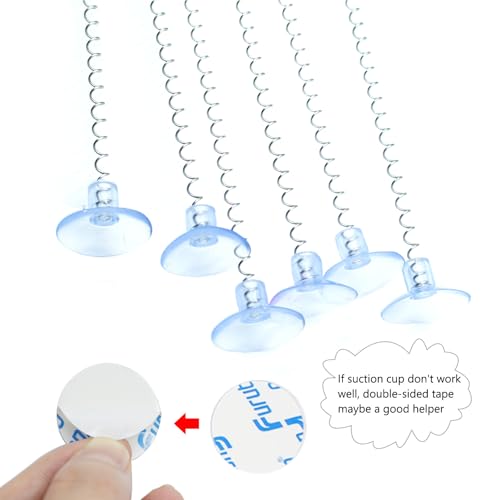 IUHKBH Cat Wand Toy, 6 PCS Metal Wire Spring Cat Toy with Mouse Self Play Interactive Teaser Wands for Indoor Having Fun Exerciser Playing