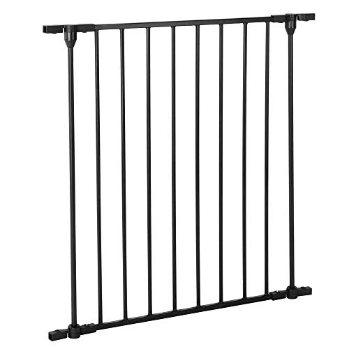Bonnlo Tall Gate One-Panel Extension, Black - color: Black, style: 24.8 Inch L x 29 Inch H(1-Panel)
