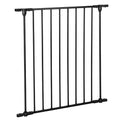 Bonnlo Tall Gate One-Panel Extension, Black - color: Black, style: 24.8 Inch L x 29 Inch H(1-Panel)