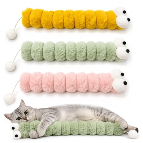 Ysenchan Cat Kicker Toy, Catnip Plush Toys for Cats, Soft Indoor Play Toys