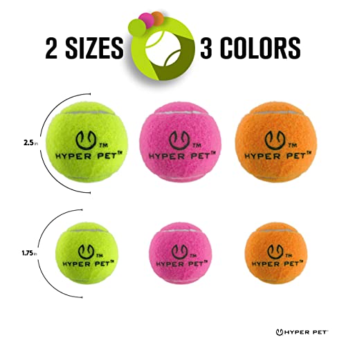 Hyper Pet Mini Tennis Balls for Small Dogs, Pack of 12, Interactive Fetch - color: Green, size: MINI 1.75" - 12 Pack
