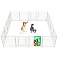FXW Rollick Dog Playpen, Indoor, Yard & RV Camping, 32" H, 16 Panels - color: White, size: 32"H