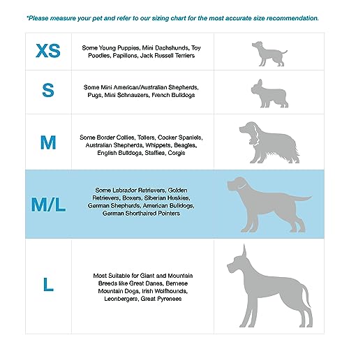 Blue-9 Balance Harness® for Dogs, No-Pull, Buckle-Neck, Training, Blue, M/Large - color: Blue, size: M/L (Ribcage: 24"-35.5")
