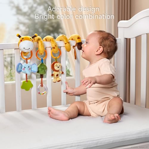 TUMAMA KIDS Spiral Car Seat & Stroller Activity Toy Ages 0 and Up - style: Spiral Toy