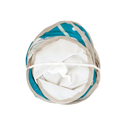 Kitty City Ocean-Themed Pop-Up Cat House, Collapsible Indoor Cat Hideout with Peekaboo Openings, Lightweight Foldable Kitty Play Furniture for Play & Lounging