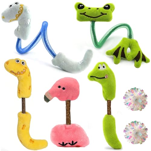 7 Pcs Interactive Catnip Toys & Silvervine Chew Sticks for Cats/kitten - color: 7 Packs