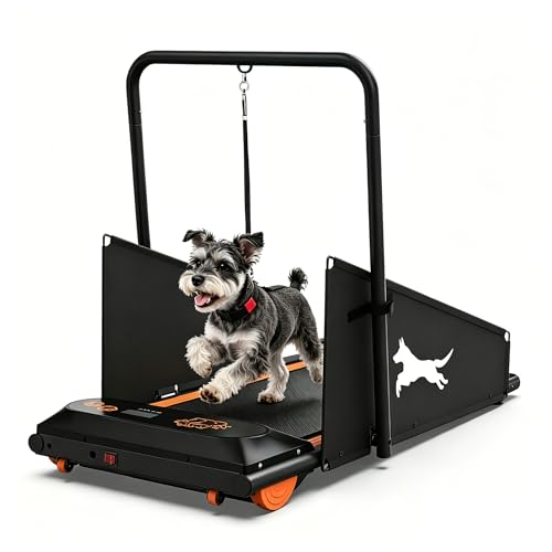 Dog Treadmill for Small and Medium Dogs, Pet Pacer Treadmill with Incline, Remote Control, 2.5HP Quiet Motor, 12 Training Programs, Cushioned Running Belt