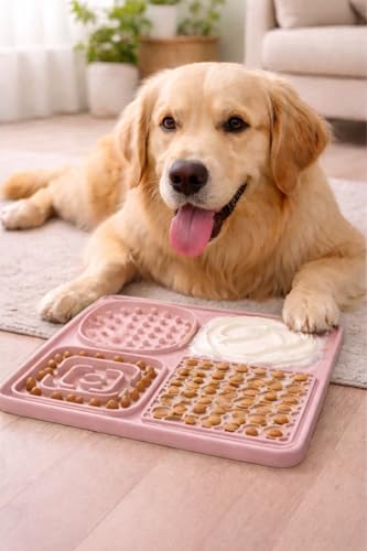 Hearth & Paw Silicone Lick Mat for Dogs, Blush Pink - color: Blush Pink