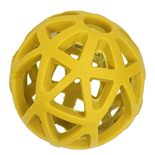 Asixxsix Hollow Dog Ball, Rubber Dog Toy Puzzle Ball Bite Dog Hollow Ball Toy Fun Interactive Chewing Pet Toy Ball, Lightweight and Portable Pet Toy for Dogs Cats Pets (L) - size: L