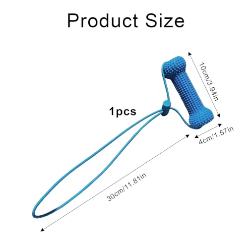 1 Pcs Dual-Action Canine Dental Prop, Bite and Brush Dental Toy for Dogs