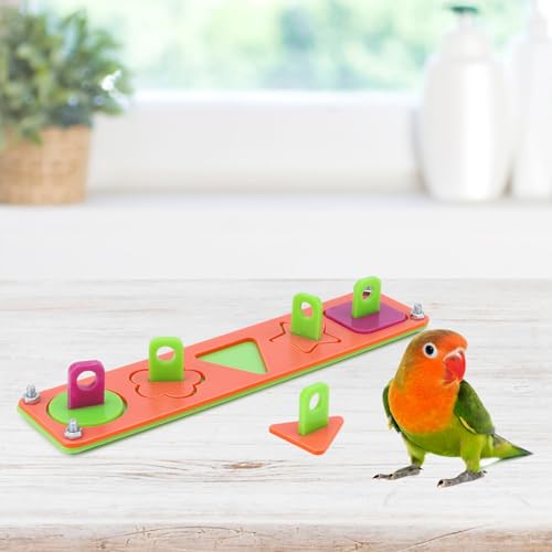 Hypeety Bird Intelligence Training Toys Parrot Learning Block Puzzles - color: Puzzle Toy B