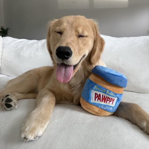 CHEWFFON Interactive Dog Enrichment Toy, Crinkle & Snuffle Puppy Toys - style: Peanut Butter