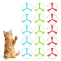 15 PCS Flying Spinners for Disc Launcher Interactive Cat Fetch Toy