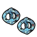 TUFFY® 2 Pack Ultimate 3Way Ring Ultra Durable Plush Dog Toys - color: 2PK Blue Camo 3Way Ring