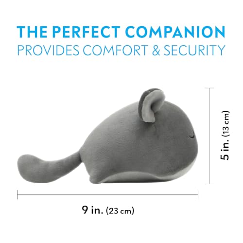 Paw Inspired Chinchilla Cuddler Plush Accessory Toy for Pets, 9 Inch, Gray