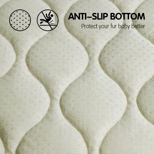 furrybaby Dog Bed Mat Crate Pad, Anti-Slip Bottom Machine Washable Pet Pad - size: 36.0"L x 23.0"W x 0.7"Th