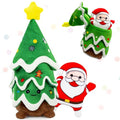 Christmas Dog Toy, Squeaky Crinkle Xmas Tree and Santa - style: Christmas Toy
