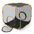 Cat Enclosure, Pop Up Cat Rolling Tent Cube for Outdoor and Indoor - size: cube cat enclosures