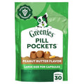 Greenies Pill Pockets Large Size Dog Treats, Peanut Butter, 7.9 oz - size: 30 Count (Pack of 1)