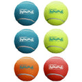 Outward Hound Squeaker Ballz Tennis Ball Dog Toy, Small, 2", 8‑Pack - color: Multi Squeaker Balls, size: Small, style: 8-Pack