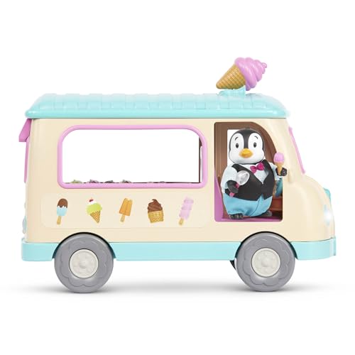 Li'l Woodzeez Scoops Ice Cream Truck with Lights & Sounds, 27-Piece, Trucks - style: Ice Cream Truck