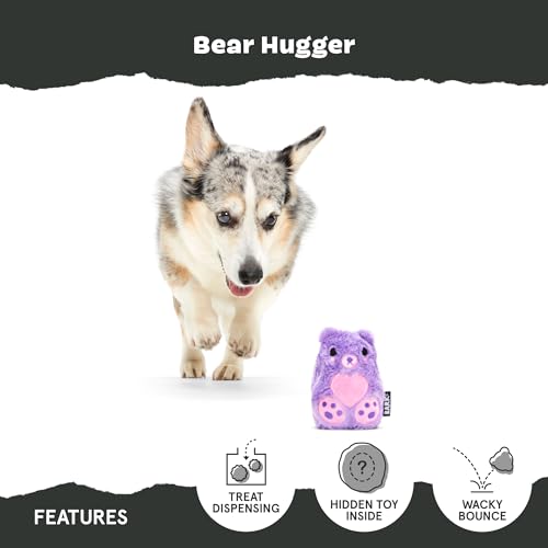 BarkBox Bear Hugger Dog Toy - 2-in-1 - Toy for Small Dogs - color: Bear Hugger