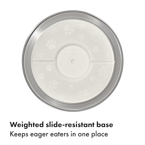 OXO Pet Nonslip Stainless Steel Dog Bowl - Small, 1 Cup Capacity - style: Bowl - Small