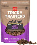 Cloud Star Tricky Trainers Soft & Chewy Dog Treats, Liver, 14 oz. Pouch (Pack of 12) - size: 14 Ounce (Pack of 12)