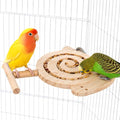 Foraging Toys for Birds Bird Foraging Toys with Perch to Reduce Seed Mess