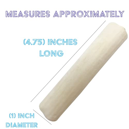 5500 Natural Sola Log PK4 - Handcut Sola Wood Bird Foot Toys, Lightweight - color: Sola Logs no Bark, size: Pack 4