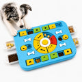 Interactive Cat Puzzle Toy, Maze Slow Feeder, 15.4 in - color: blue