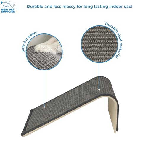 Best Pet Supplies Catify Cat Scratching Ramp - Gray - color: Gray Ramp
