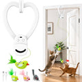 Interactive Cat Toys for Indoor Cats, Clip-On Automatic Flying Bird - color: White