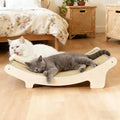 HOTEAGLE Cat Hammock Bed for Indoor Cats, Upgraded Thicken Support Rods - size: Extra Large