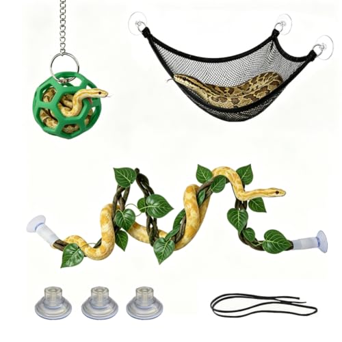 Snake Enrichment Toy Set corn Snake Climbing Rope and Hammock Set