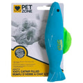 Pet Zone Annette Fish Cat Toy, 100% Catnip Filled Plush, for Indoor Cats
