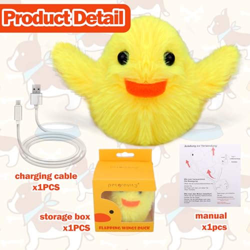 Mity rain Interactive Dog Toys Duck - style: Duck