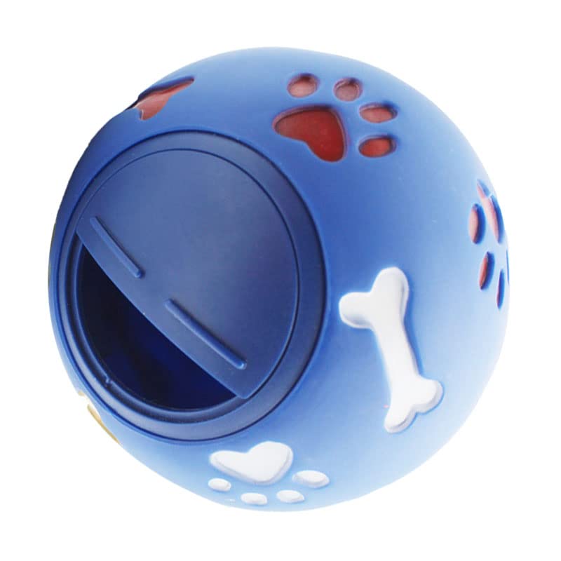 Dog Treat Dispenser Ball, Adjustable Opening Slow Feeder Puzzle Toy - color: Blue, size: S 7.5cm/3.0in Diameter