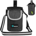 PetAmi Dog Treat Pouch, Large Hands-Free Training Bag, Charcoal - color: Charcoal