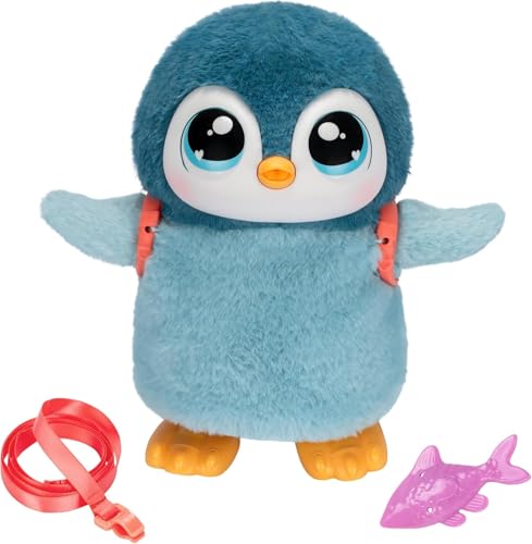 Little Live Pets Walking Penguin My Pet Waddles, Interactive Plush Penguin with 25+ Sounds and Detachable Leash, Toy Penguins for Kids of Ages 5+ - style: Walking Penguin